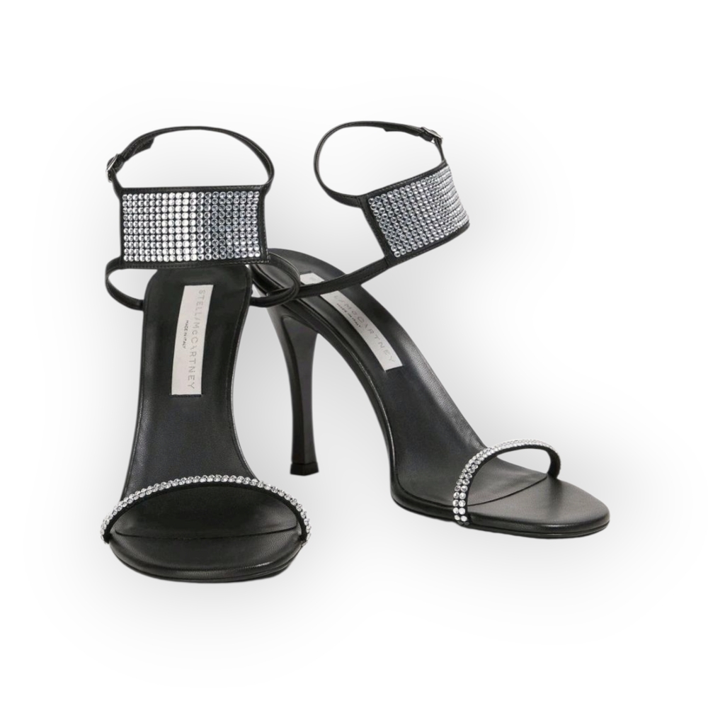 Stella McCartney Black and Silver Heals ✨️✨️✨️